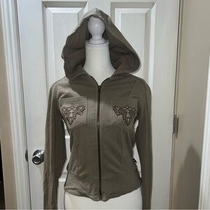 Self Esteem Y2K Style Zip Up Corset Jacket